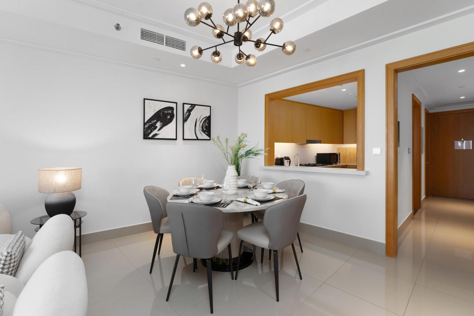 Maison Privee - Ultimate Living With Front-Row Views Of Burj Khalifa & Dubai Fountains Exteriör bild